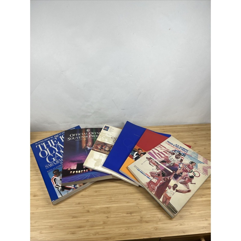 Olympic Programs & Books Lot Sydney 2000 Atlanta 1996‎ LA 1984